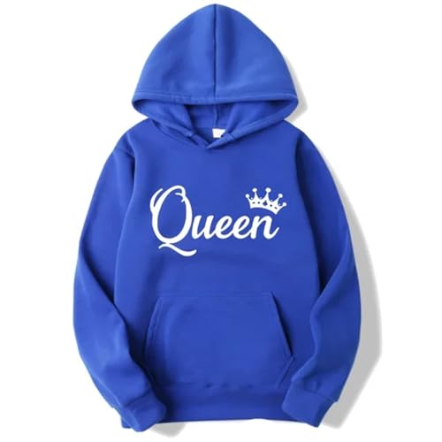 Portakmer Sweatshirts Kapuzenpullover Pullover Hoodies Hoodie Herren Damen Damen Hoodies M Blau von Portakmer