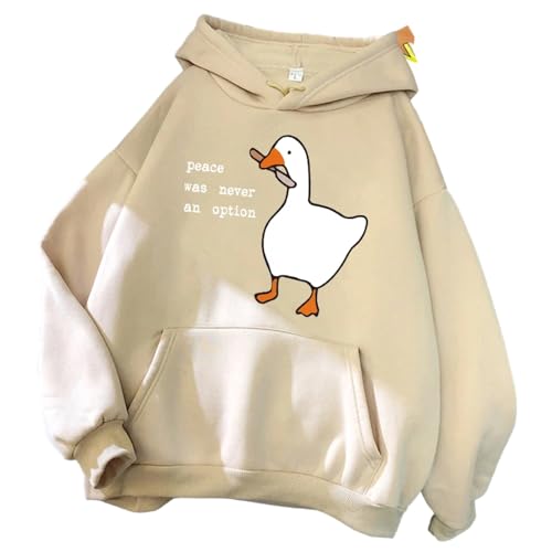 Portakmer Sweatshirts Kapuzenpullover Pullover Hoodies Hoodie Herren Damen Damen Hoodies S Beige von Portakmer