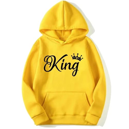 Portakmer Sweatshirts Kapuzenpullover Pullover Hoodies Hoodie Herren Damen Damen Hoodies S Gelb von Portakmer