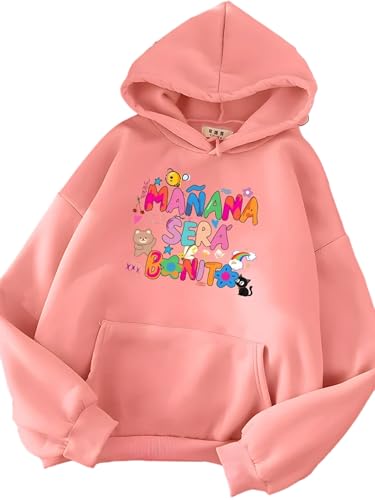 Portakmer Sweatshirts Kapuzenpullover Pullover Hoodies Hoodie Herren Damen Damen Hoodies S Rosa von Portakmer