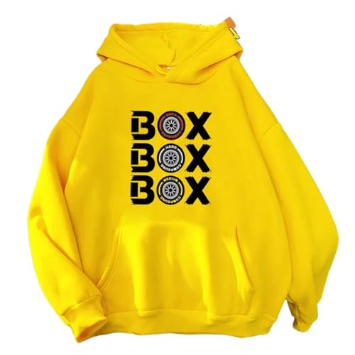 Portakmer Sweatshirts Kapuzenpullover Pullover Hoodies Hoodie Herren Damen Damen Kapuzenpullover L(60Kg-70Kg) Gelb von Portakmer