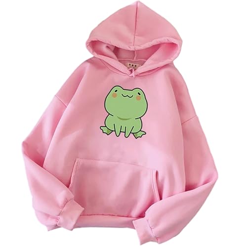 Portakmer Sweatshirts Kapuzenpullover Pullover Hoodies Hoodie Herren Damen Hoodies Damen M Rosa von Portakmer