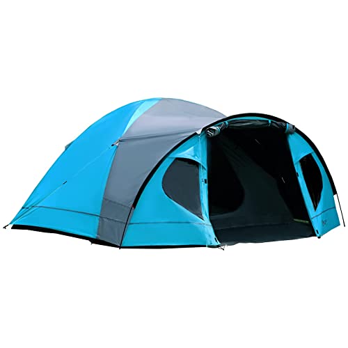 Portal Blackout Zelt 3-4 Perosonen mit Vorzelt Camping Kuppelzelt 4000mm wasserdicht Familienzelt Festivalzelt Outdoor für Camping Reise von Portal