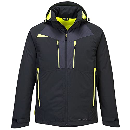 Portwest DX4 Winter Jacke für Männer, Farbe: Schwarz, Größe: M, DX460BKRM Portwest DX4 Winter Jacke für Männer, Farbe: Schwarz, Größe: M, DX460BKRM von Portwest