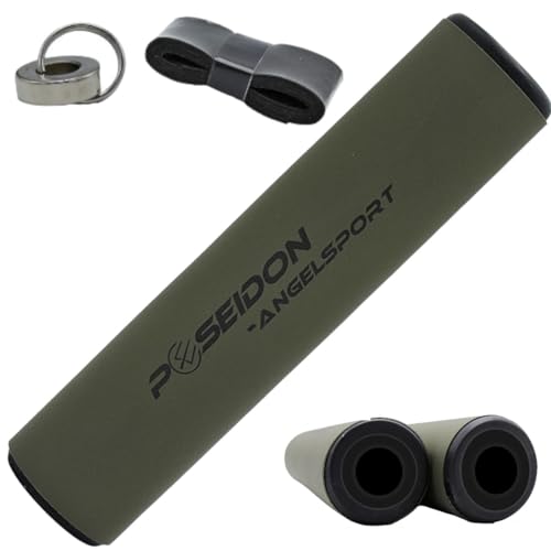 Poseidon Magnetic Netfloat 4,5x20,5cm Typ 2 - Netzschwimmer für Unterfangkescher, Auftriebskörper für festen Kescherblock, Pose für Karpfenkescher von Poseidon-Angelsport