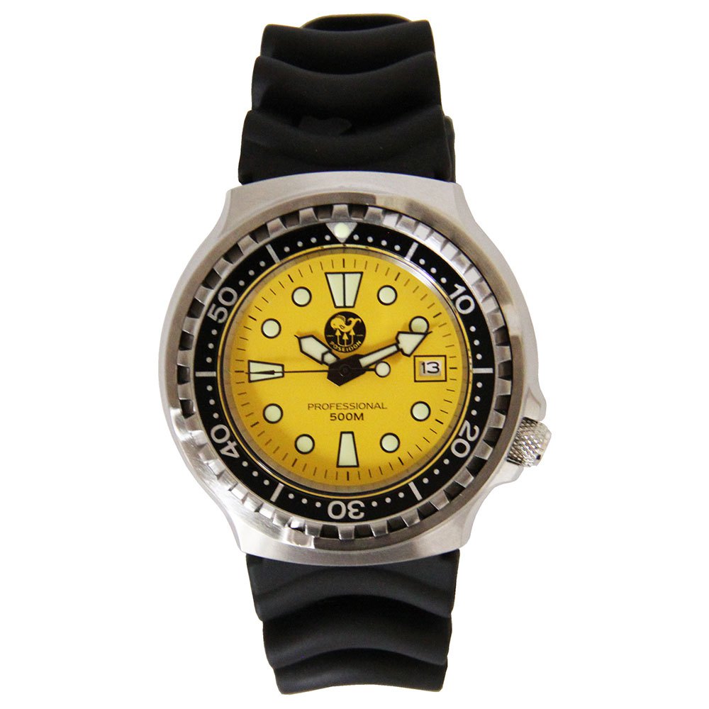 Poseidon Professional 500 M Watch Gelb von Poseidon