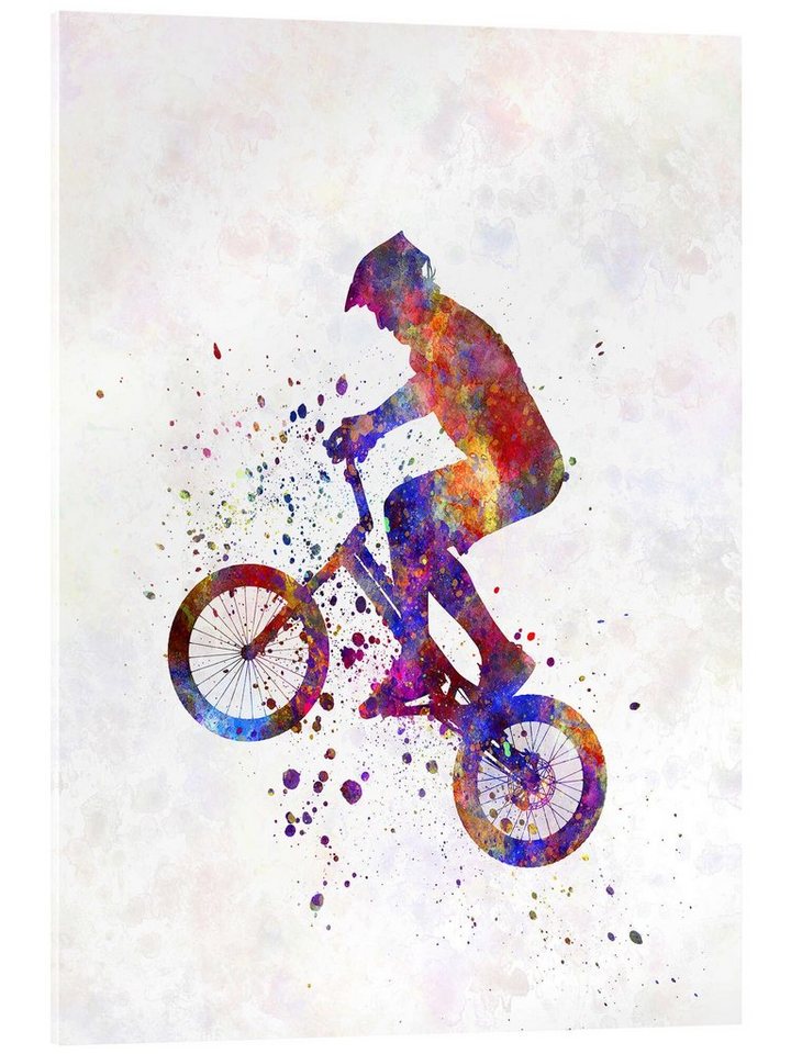 Posterlounge Acrylglasbild nobelart, BMX Sport V, Illustration von Posterlounge
