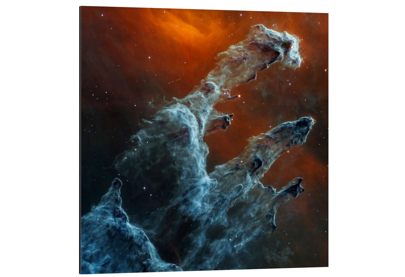 Posterlounge Alu-Dibond-Druck NASA, Säulen der Schöpfung, James Webb Weltraumteleskop, 2022, Fotografie Posterlounge Alu-Dibond-Druck NASA, Säulen der Schöpfung, James Webb Weltraumteleskop, 2022, Fotografie von Posterlounge