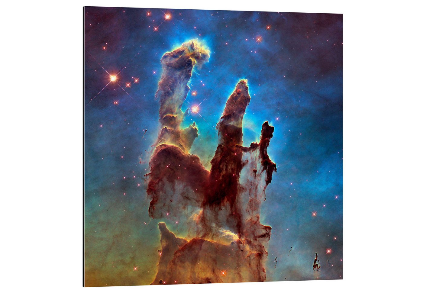 Posterlounge Alu-Dibond-Druck NASA, Säulen der Schöpfung im Adlernebel, Fotografie Posterlounge Alu-Dibond-Druck NASA, Säulen der Schöpfung im Adlernebel, Fotografie von Posterlounge