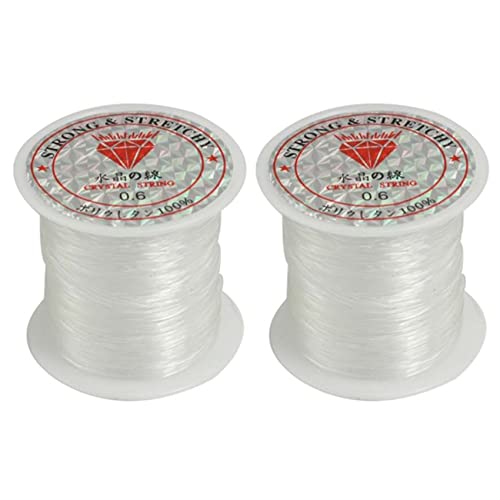 Potadak 2X 53Lbs 0.6mm Durchsichtig Klar Nylon Angeln Schnur Angelschnur Zielfischschnur von Potadak