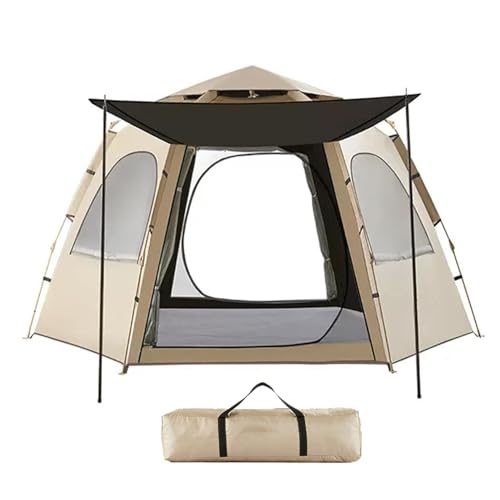 Poupangke Camping-Pop-Up-Zelt, Instant-Pop-Up-Campingzelte,Automatisches Kuppelzelt, wasserdichtes Campingzelt | Atmungsaktives, einfach aufzubauendes Zelt, tragbares Campingzelt zum Wandern und von Poupangke