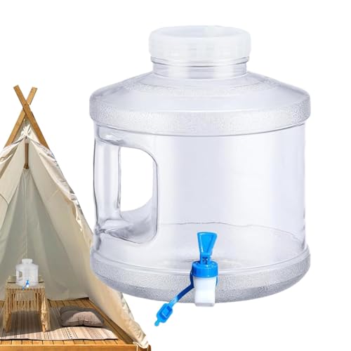 Poupangke Camping-Wasserkrüge, Wasserbehälter - 7,5 l Wasserkanister für Camping-Wasserspeicher | Wassertank mit Schraubdeckel, lebensmittelechter Outdoor-Trinkwasserspender für Picknick, Camping von Poupangke
