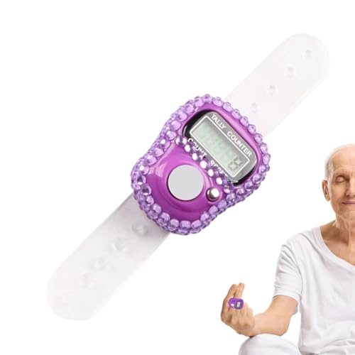 Poupangke Digitaler Zähler, elektronischer Fingerschalter, LCD -Anzeigenummer Clicker -Zähler, Reettierbares Lap -Ring -Handheld -Tally -Ring für die Erinnerung an die Spur- und Feld Poupangke Digitaler Zähler, elektronischer Fingerschalter, LCD -Anzeigenummer Clicker -Zähler, Reettierbares Lap -Ring -Handheld -Tally -Ring für die Erinnerung an die Spur- und Feld von Poupangke