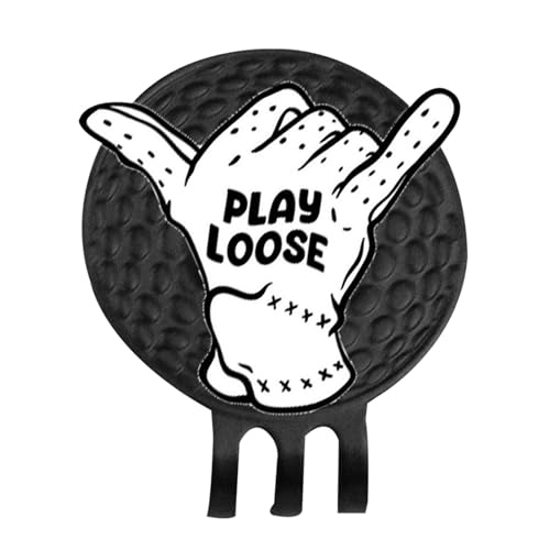 Poupangke Golf-Clip-Ballmarker, magnetischer -Clip-Ballmarker - Golfball-Zielmarkierung | Spezielles Gesten-Design, Positionierungsmarkierung, für Gürtel, Taschen, Visiere, Hosen von Poupangke