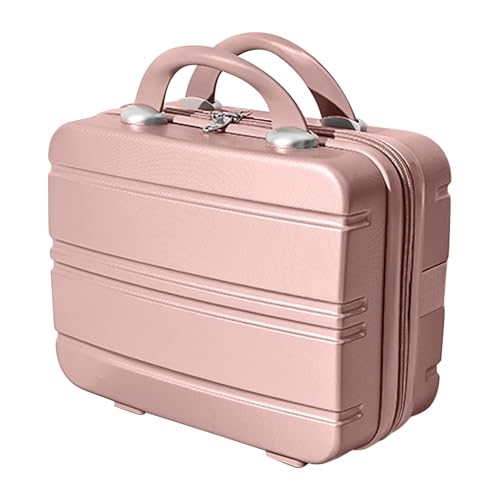 Poupangke Handgepäck-Make-up-Etui,Kleines Handgepäck-Etui, 14 Zoll großes Reise-Make-up-Etui, Tragbare Kosmetikaufbewahrungsbox für den Innen- und Außenbereich für Kosmetikpinsel und Toilettenartikel von Poupangke