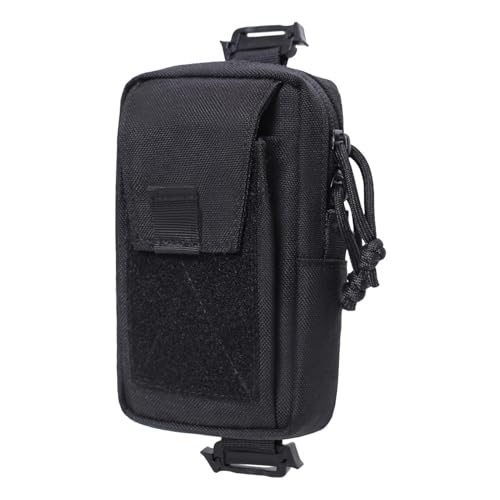 Poupangke Rucksack-Gurttasche für Handy, Rucksack-Schulterriemen-Tasche – Mehrzweck-Rucksack-Gurt-Zubehörtasche, Nylon-Schultergurt, Smartphone-Gurt-Set für Outdoor-Aktivitäten von Poupangke