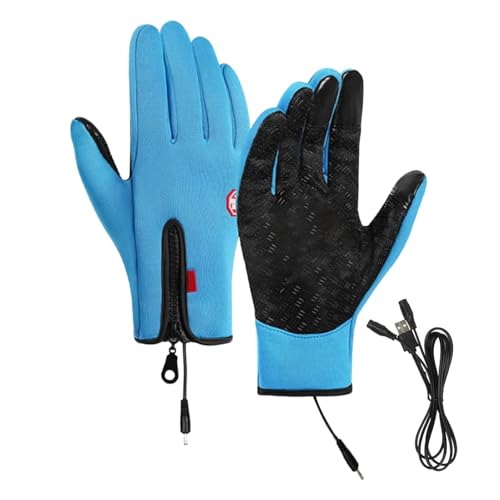 Winter Warme Handschuhe, Kaltes Wetter Handwärmer Heizhandschuhe, Winter Handwärmer USB Handschuhe, Handwärmer Handschuhe für Reisen Radfahren Camping Laufen Skifahren von Poupangke