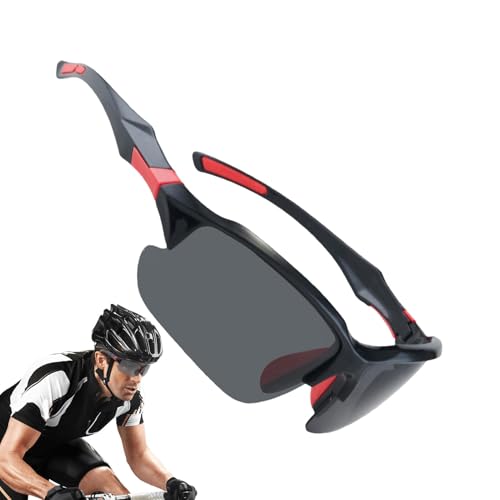Povanjer Fahrradbrillen,Fahrradbrillen | Modische coole Mountainbike-Brille,Outdoor-Abenteuer-Dirt-Bike-Brille, polarisierte Sonnenbrille für sportliche Aktivitäten von Povanjer