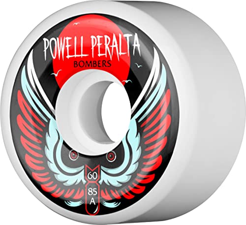 Powell Peralta Bomber III 4 Stück Skateboard-Räder, Unisex Erwachsene, Mehrfarbig von Powell Peralta