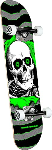 Powell Peralta Factory Skateboard-Ripper, 20,3 cm, silberfarben / Grün von Powell Peralta