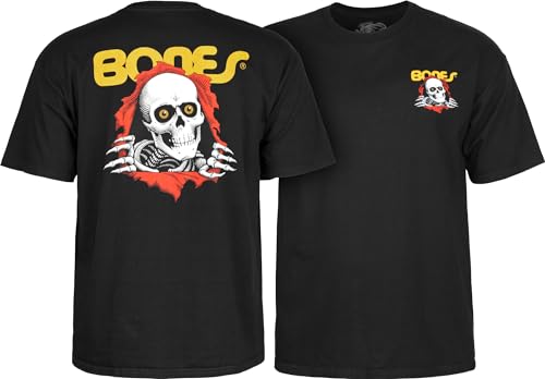 Powell - Peralta Ripper T-Shirt, Schwarz, Größe S von Powell Peralta