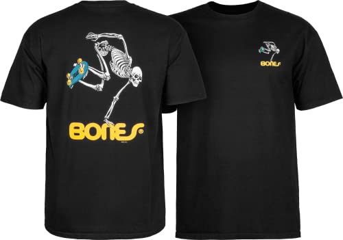 Powell Peralta Skateboard Skelett T-Shirt, Schwarz, Größe M von Powell Peralta
