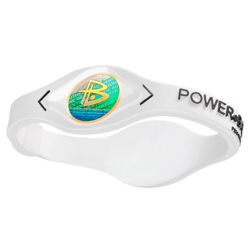 Power Balance Silikon-Armband, White/Black, S, GWSA09WT00BKSP von Power Balance
