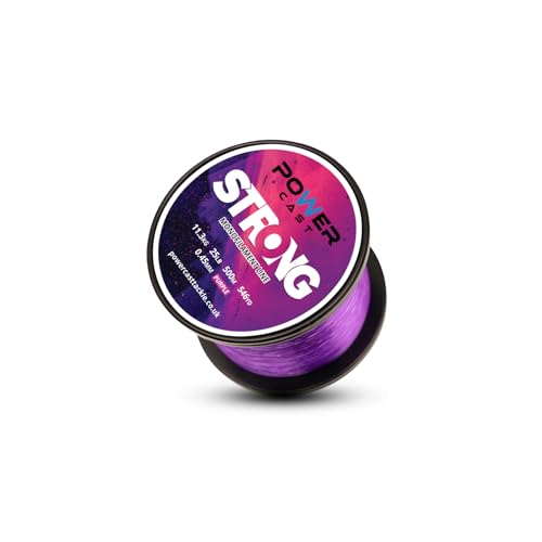 Starke Monofilament-Angelschnur, 11,3 kg, 500 m, 0,45 mm Starke Monofilament-Angelschnur, 11,3 kg, 500 m, 0,45 mm von Power Cast