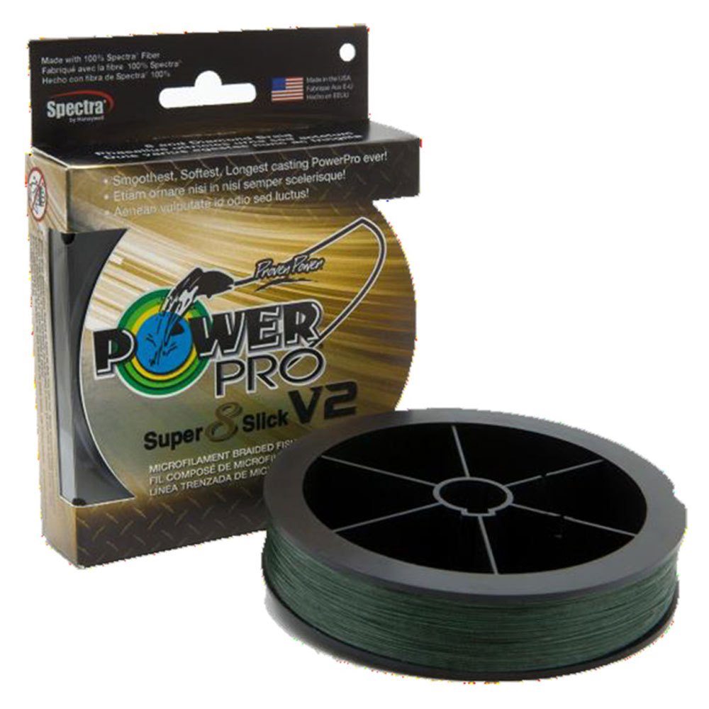 Power Pro Super 8 Slick V2 Braided Line 135 M Grün 0.320 mm von Power Pro