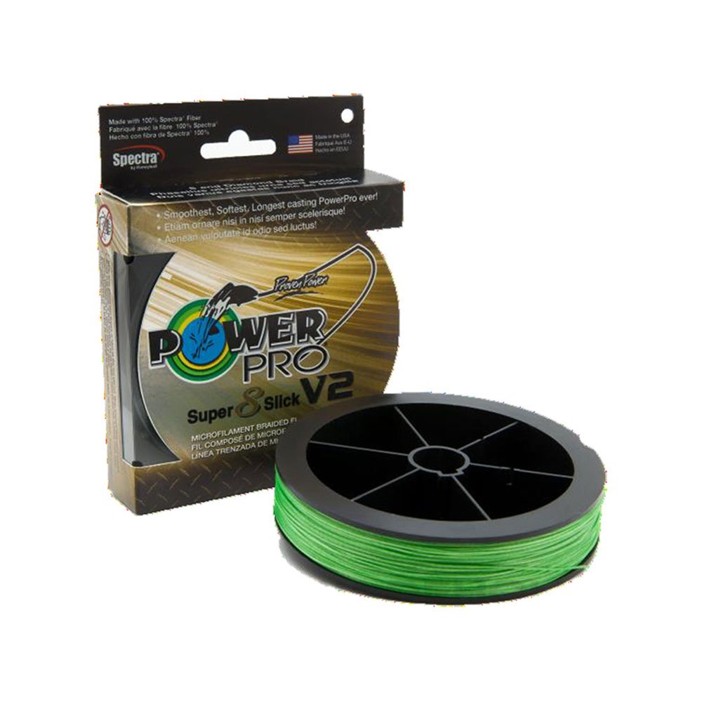 Power Pro Super 8 Slick V2 Braided Line 275 M Grün 0.190 mm von Power Pro