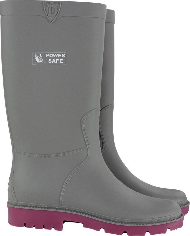 Power Safe Power Safe Damen Gartenstiefel grau-pink Gummistiefel Power Safe Power Safe Damen Gartenstiefel grau-pink Gummistiefel von Power Safe