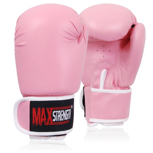 Powerstar - Rosa Damen Box Handschuhe für Boxen Kampfsport MMA Kampfkunst Sparring UFC Muay Thai Kampf Training Für Damen 170g / 226g / 283g / 453g - 226g von Power Star