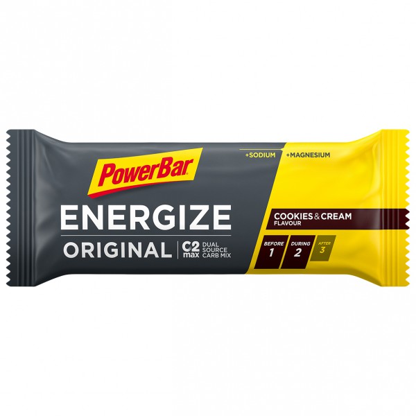 PowerBar - Energize Original Cookies & Cream - Energieriegel Gr 55 g cookies & cream von PowerBar