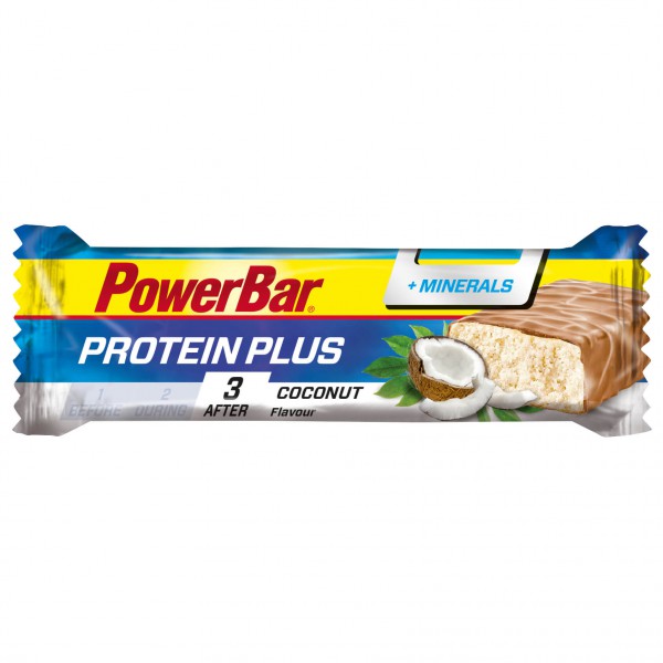 PowerBar - ProteinPlus + Minerals Coconut - Energieriegel Gr 35 g coconut von PowerBar