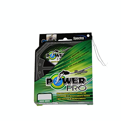 PowerPro Unisex-Erwachsene 21100400300E Angelschnur, moosgrün, 300YD/40LB von POWER PRO