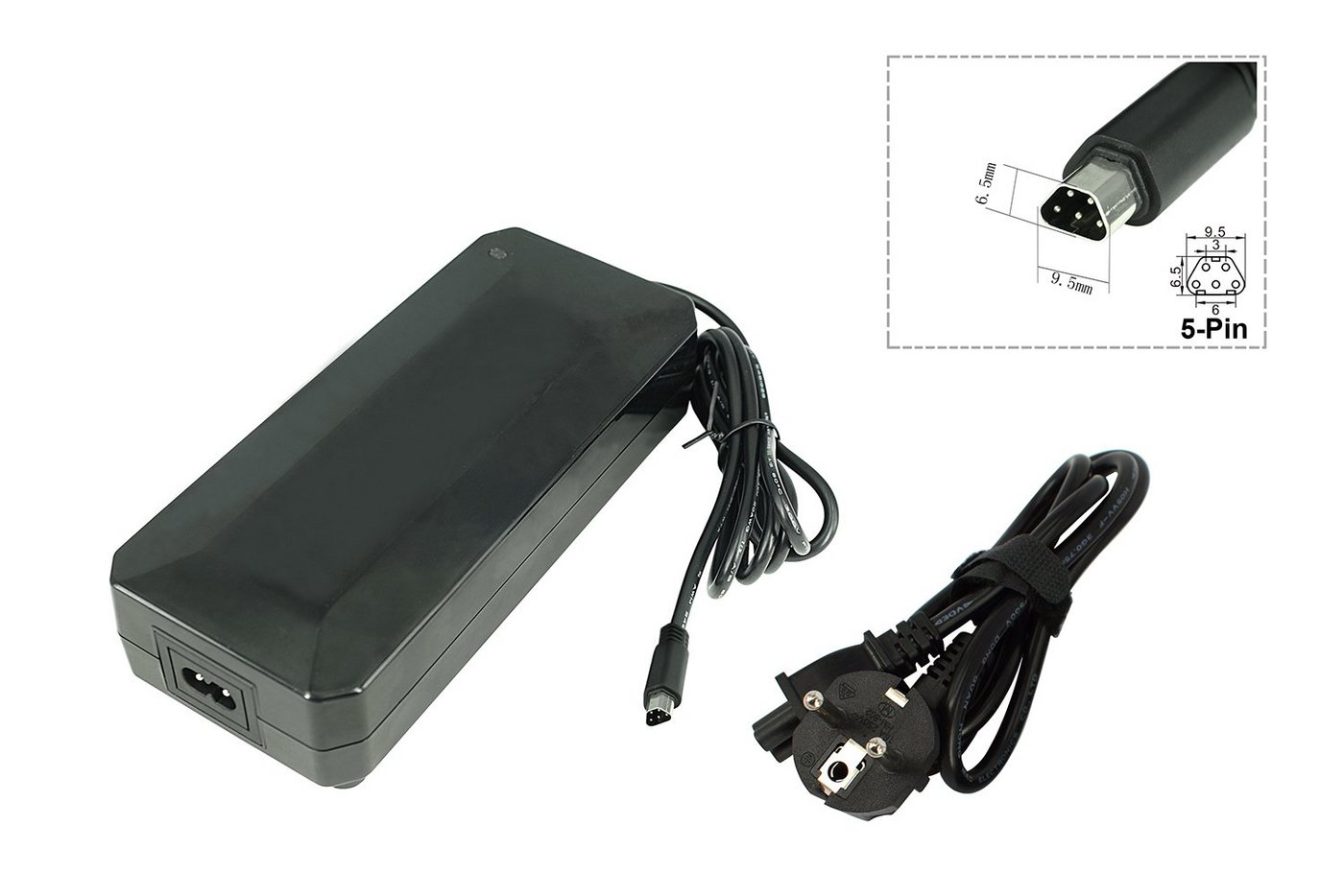 PowerSmart CPF160L1004E.501 Batterie-Ladegerät (36V 4A für Olympia E-MTB KARBO, E-MTB HYSAK, E-MTB EX 900 SPORT, E-MTB EX 900 TRAIL) von PowerSmart