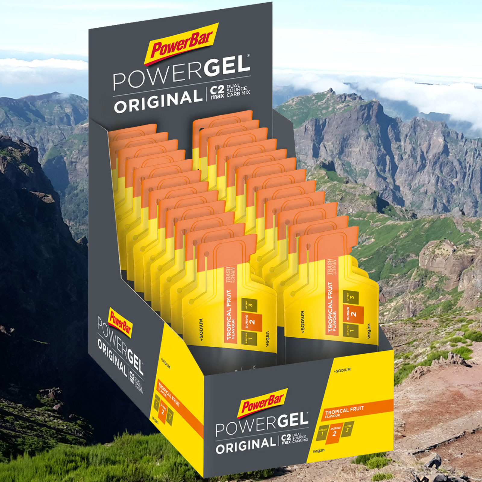 PowerBar GEL 24 Tütchen a 41g Tropical PowerBar GEL 24 Tütchen a 41g Tropical von Powerbar