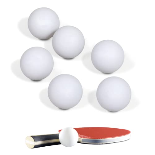Powersell srls 6 x Tischtennisball, Standardgröße 40 mm – 2,7 g, Spielkugeln für Beer-Pong, 40 mm Training für Anfänger, Outdoor oder Innen, Weiß Powersell srls 6 x Tischtennisball, Standardgröße 40 mm – 2,7 g, Spielkugeln für Beer-Pong, 40 mm Training für Anfänger, Outdoor oder Innen, Weiß von Powersell srls
