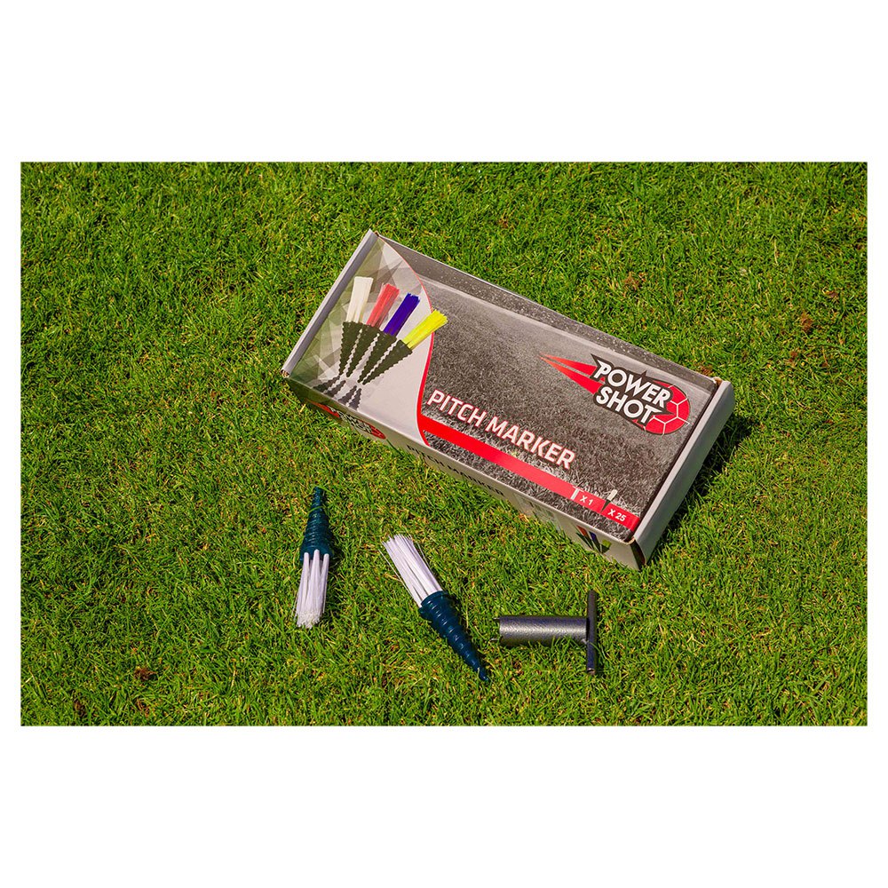 Powershot Pitch Marker 25 Units Weiß,Blau Powershot Pitch Marker 25 Units Weiß,Blau von Powershot