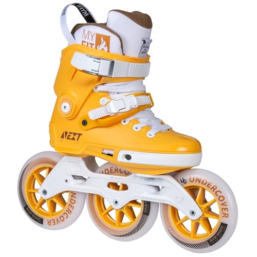 POWERSLIDE Next 125 Inline Skate 2024 Mustard, 46-47 von Powerslide