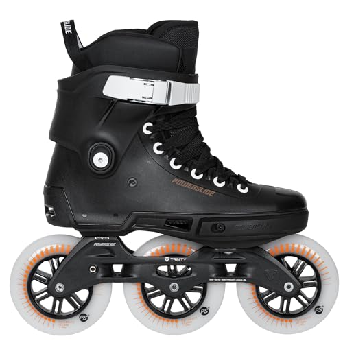 Powerslide Inline Skate Next SL Black 110, für Urban ud Fitness, für Damen und Herren von Powerslide