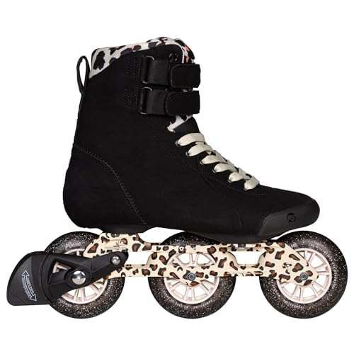 POWERSLIDE PHEME Leo 100 Inlineskates Damen – Fitness Skates für schmale Füße, 100mm Rollen, Trinity Schiene, Aluminium, vegan, HABS Bremse, urban & sportlich POWERSLIDE PHEME Leo 100 Inlineskates Damen – Fitness Skates für schmale Füße, 100mm Rollen, Trinity Schiene, Aluminium, vegan, HABS Bremse, urban & sportlich von Powerslide