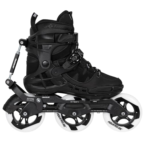 Powerslide Inline Skate Phuzion Argon Syncro Black 110, für Fitness und Marathon, für Damen und Herren von Powerslide