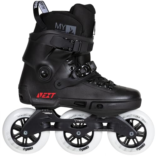 Powerslide Inline Skate Next Core Black 110, für Urban und Fitness, für Damen und Herren von Powerslide