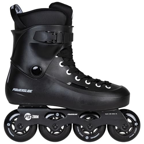 Powerslide Inline Skates Zoom Black 80, Unisex für Herren und Damen in Schwarz, 80mm/85A Rollen, ABEC 7 Kugellager, Art. nr.: 880256 Powerslide Inline Skates Zoom Black 80, Unisex für Herren und Damen in Schwarz, 80mm/85A Rollen, ABEC 7 Kugellager, Art. nr.: 880256 von Powerslide