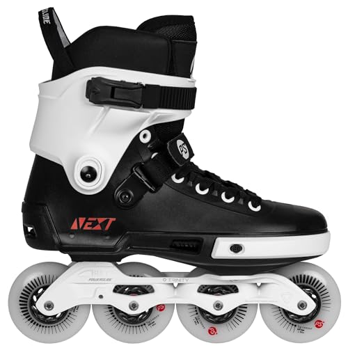 Powerslide Inline Skate Next Core Black 80, für Urban und Fitness, für Damen und Herren in schwarz/weiß Powerslide Inline Skate Next Core Black 80, für Urban und Fitness, für Damen und Herren in schwarz/weiß von Powerslide