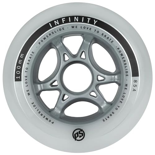 Powerslide Rollen Infinity II 4-Pack, Weiß, 100mm Powerslide Rollen Infinity II 4-Pack, Weiß, 100mm von Powerslide