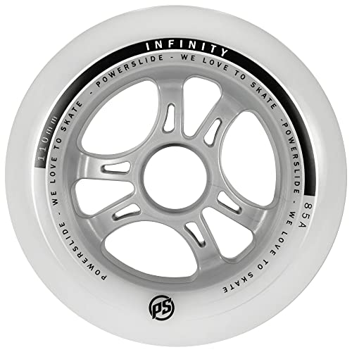 Powerslide Rollen Infinity II 4-Pack, Weiß, 110mm Powerslide Rollen Infinity II 4-Pack, Weiß, 110mm von Powerslide