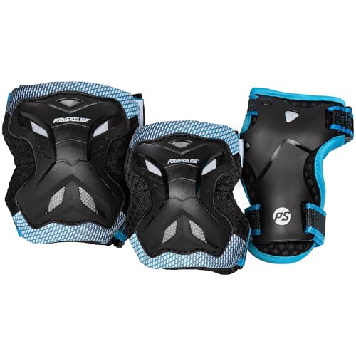 Powerslide Schützer Set, Kids Pro Boys in Schwarz/Blau für Inline Skates, Roller Skates und Skateboards, Protection, Art. nr.: 906029 Powerslide Schützer Set, Kids Pro Boys in Schwarz/Blau für Inline Skates, Roller Skates und Skateboards, Protection, Art. nr.: 906029 von Powerslide