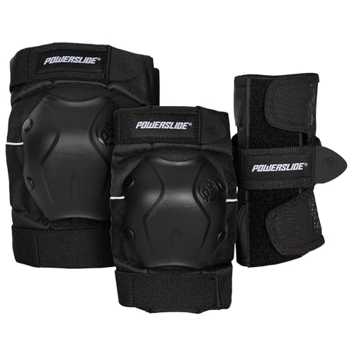 Powerslide Schützer Set, Standard Men in Schwarz für Inline Skates, Roller Skates und Skateboards, Protection, Art. nr.: 903239 Powerslide Schützer Set, Standard Men in Schwarz für Inline Skates, Roller Skates und Skateboards, Protection, Art. nr.: 903239 von Powerslide
